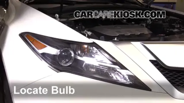 2010 Acura ZDX 3.7L V6 Éclairage Feux de route (remplacer l'ampoule)